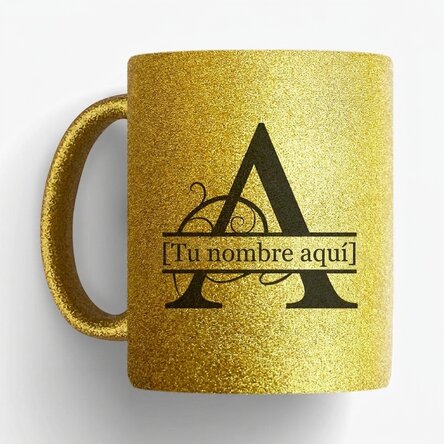 Taza personalizada con monograma