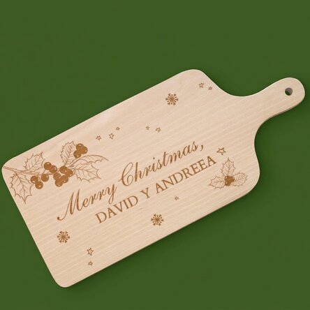 Cortador personalizado con mensaje navideño
