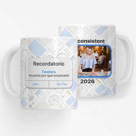 Taza personalizada con foto y texto - Reminder