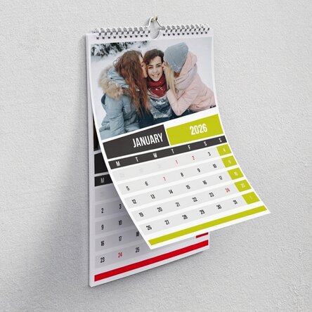 Personalised calendar - with your photos in colour