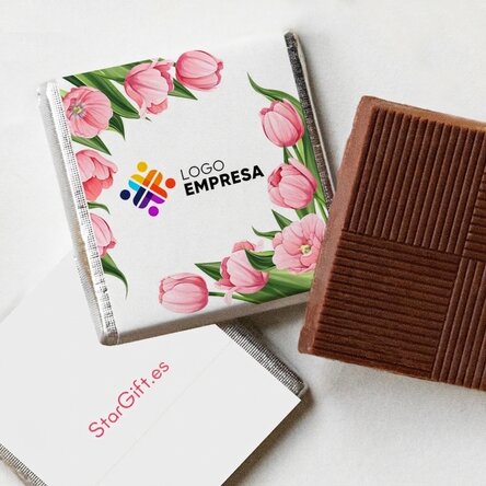 Mini bombones personalizados con logotipo - Primavera
