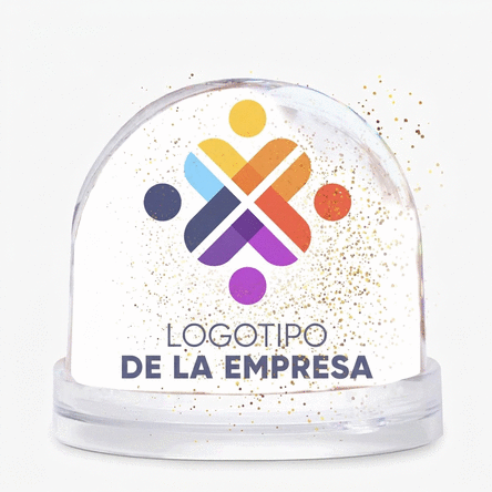 Globo de escritorio personalizado con logotipo