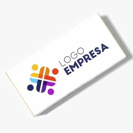 Chocolate personalizado con logotipo