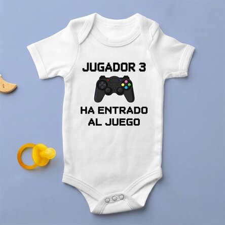 Body para niños personalizado con texto - Player