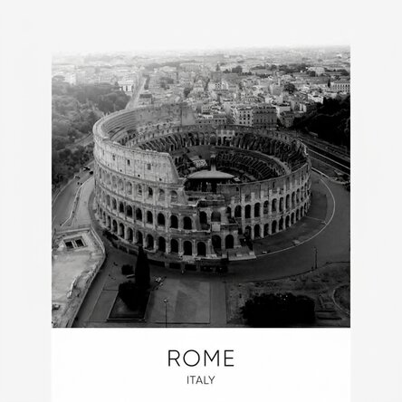 Póster del Coliseo de Roma, Italia