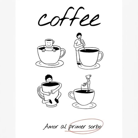 Póster «Coffee love»