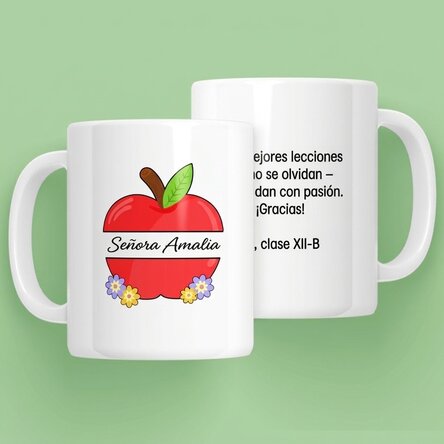 Taza personalizada con texto - Profesores