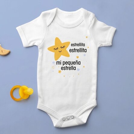 Body para niños personalizado con texto - Little star