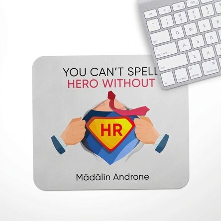 Alfombrilla de ratón personalizada con mensaje - RR. HH.