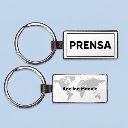 Llavero personalizado con texto - Periodista
