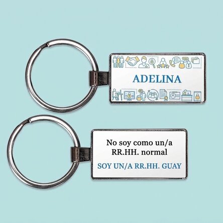 Llavero personalizado con texto - HR