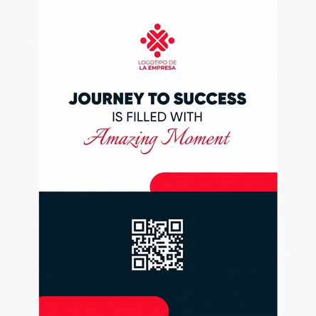 Póster personalizado con texto y logotipo - Journey