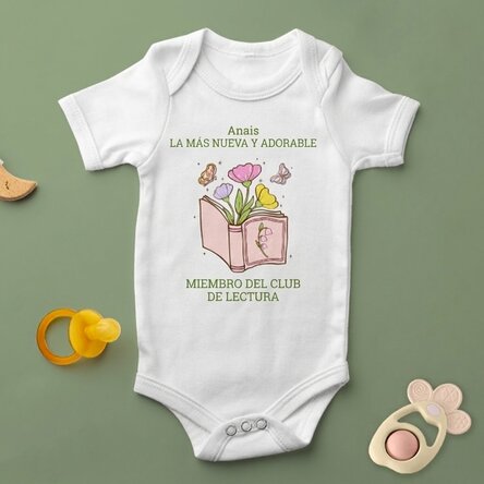Body para niños personalizado con texto - Books
