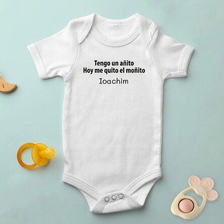 Body para niños personalizado con texto - Corte Mot