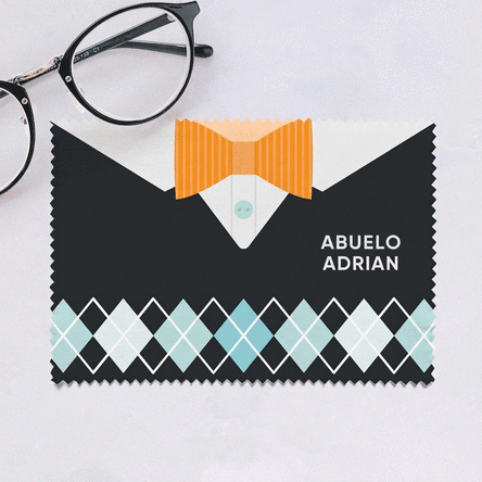 Paño personalizado para limpiar pantallas y gafas - Bunic