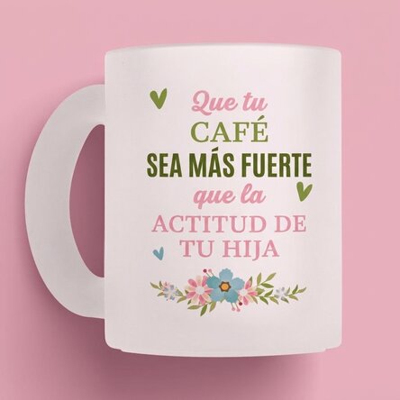 Taza personalizada con mensaje - Café