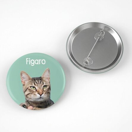 Chapa personalizada con foto y mensaje - Tu mascota