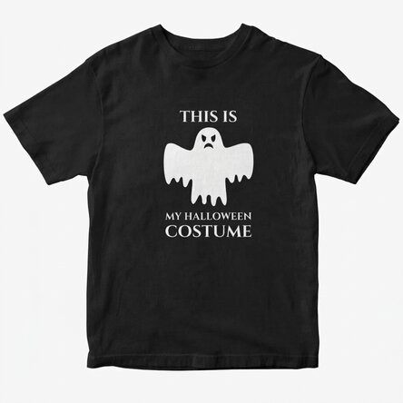 Camiseta de algodón personalizada con texto - Halloween