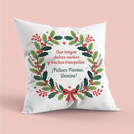 Almohada personalizada con mensaje - Dulces sueños