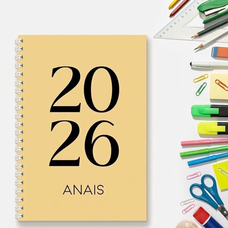 Cuaderno personalizado con texto - Diario diario