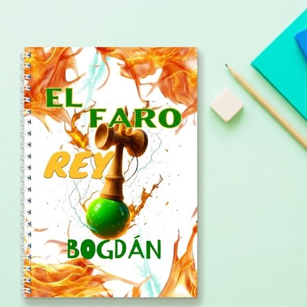 Cuaderno personalizado con texto - Lighthouse King