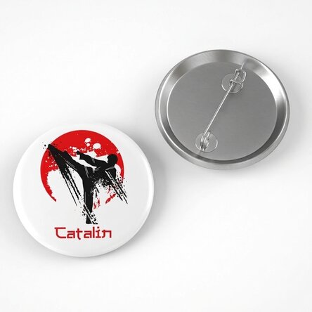 Chapa personalizada con texto - Artes marciales