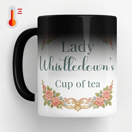 Taza termosensible personalizada con foto y texto - Bridgerton Aestethic