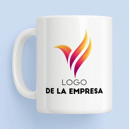Taza personalizada con logotipo y nombre
