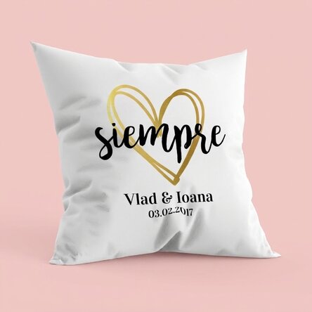 Almohada personalizada para parejas - always