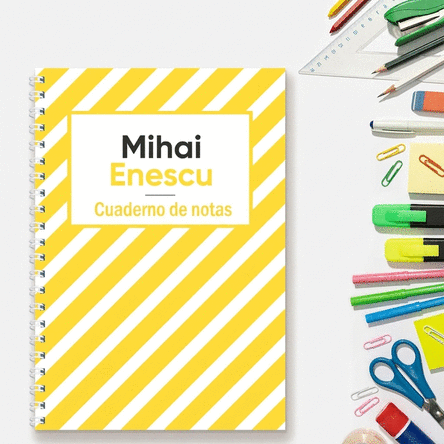 Cuaderno personalizado con nombre