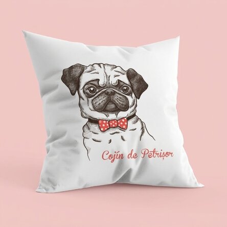 Cojín personalizado - Pug