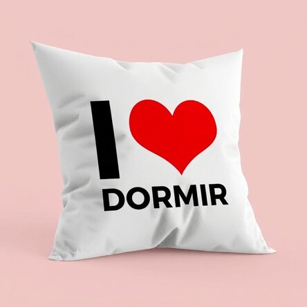 Cojín personalizado - I LOVE