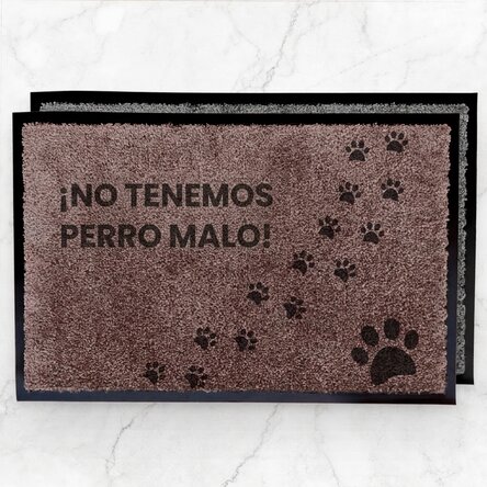 Alfombra de entrada para interior personalizada - Perro feroz