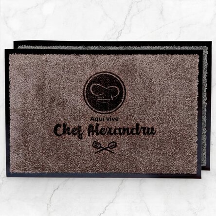 Alfombra de entrada para interior personalizada - Casa de bucatar