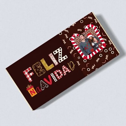 Chocolate personalizado de Navidad - Feliz Navidad