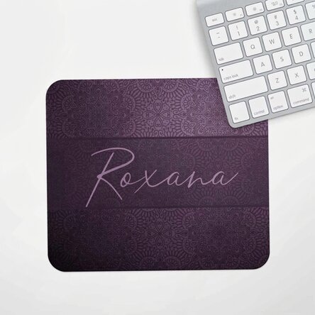 Alfombrilla de ratón personalizada con nombre