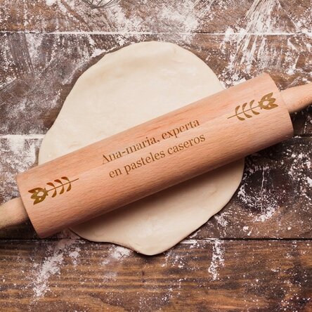 Rodillo de madera personalizado - La experta en tartas