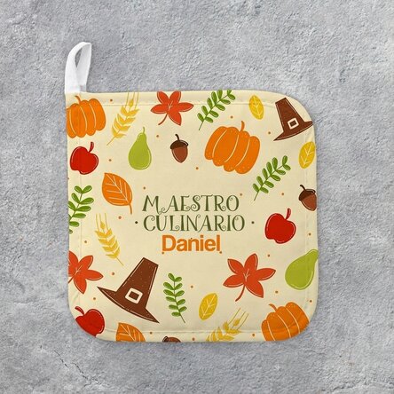Salvamanteles personalizado con texto - Pumpkin