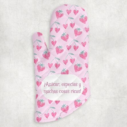 Manopla de cocina personalizada con texto - Sweet