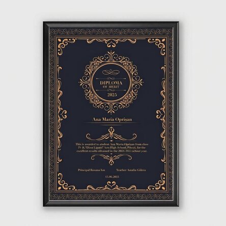 Personalised painting - Diploma