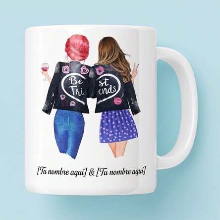 Taza personalizada con texto - Good friends