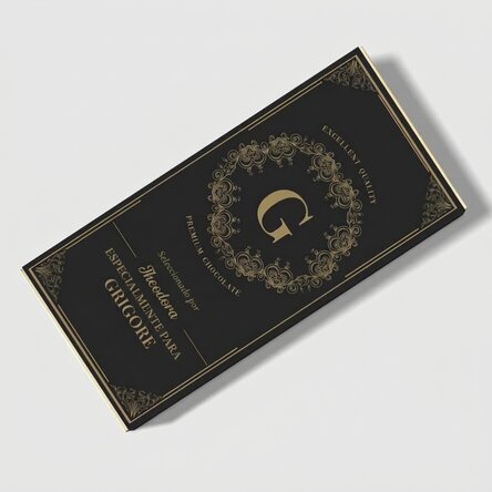 Chocolate personalizado con texto - Monograma