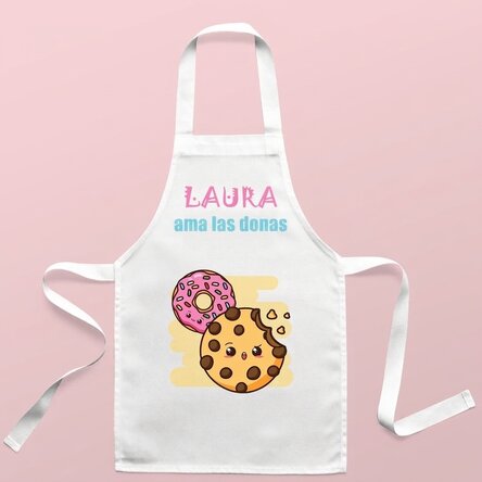 Camiseta personalizada para niños con texto: «Los amantes de los donuts»