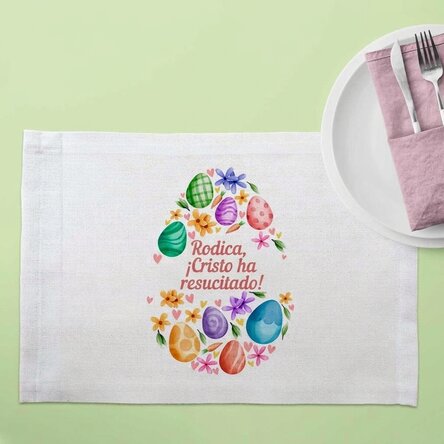 Pratos personalizados - ¡Cristo ha resucitado!