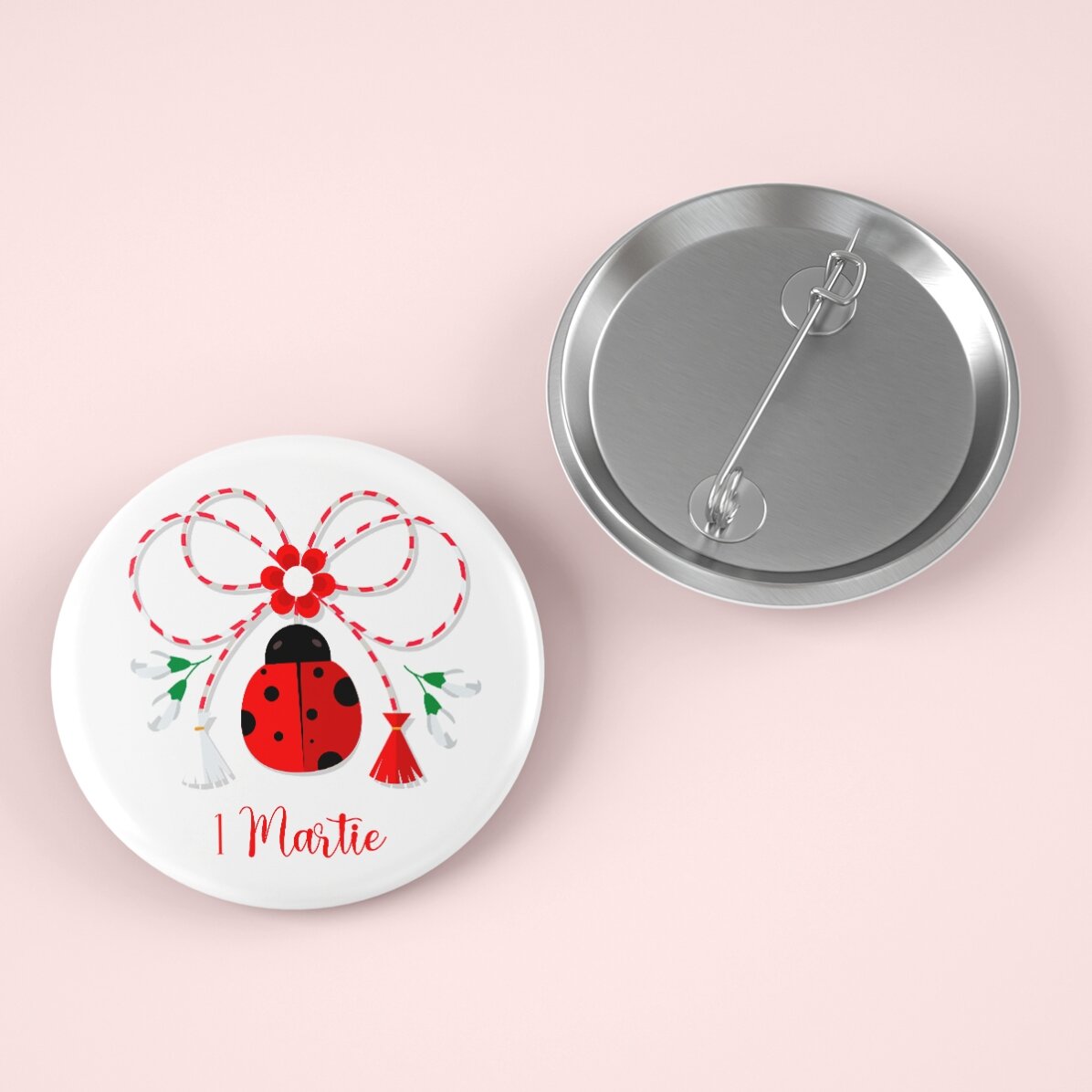 Personalised badge-style Martisor – an original idea for 1 March