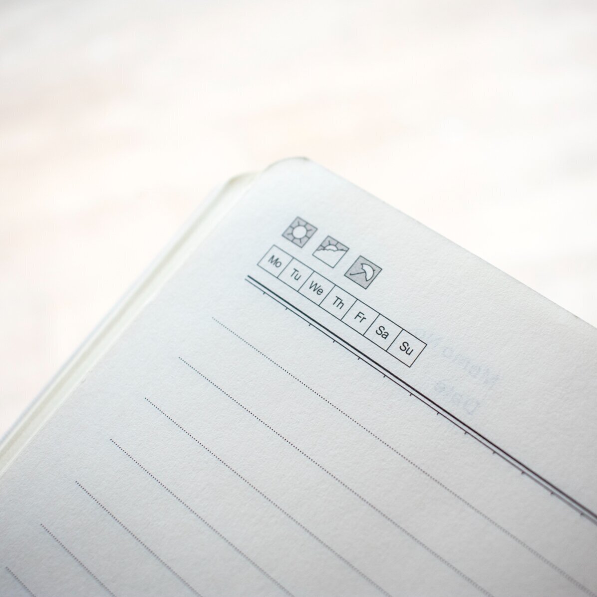 Agenda personalizada con 9 fotos y texto