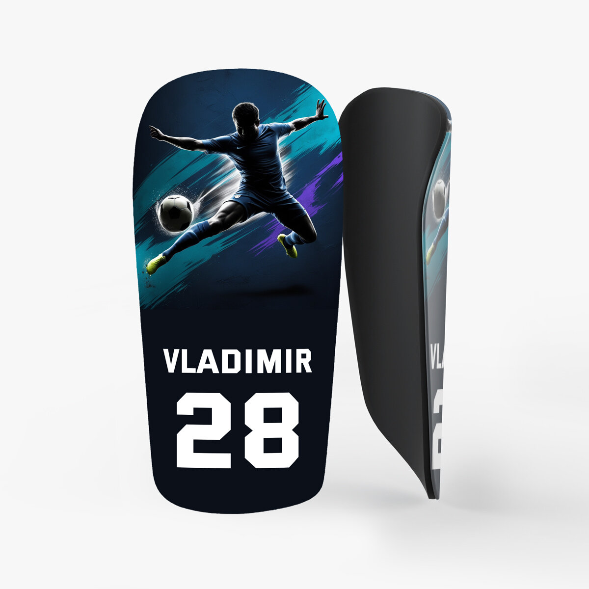 Espinilleras personalizadas de fútbol