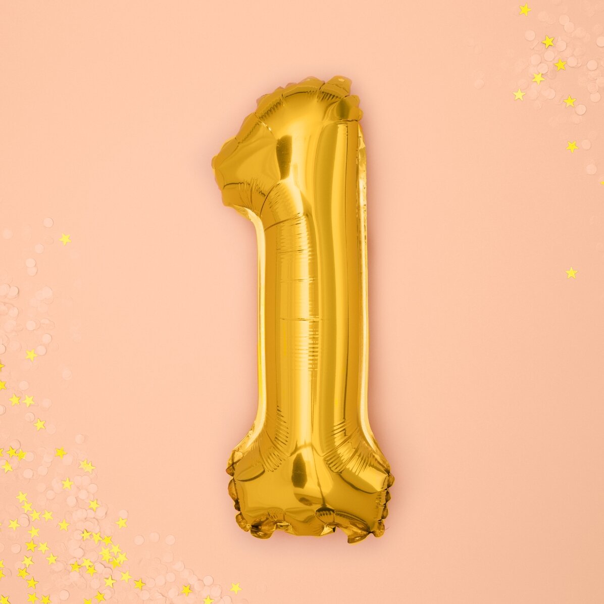 Globos - Cifras doradas de 35 cm