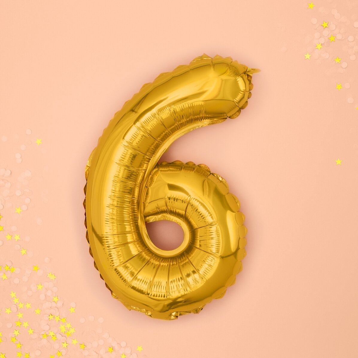 Globos - Cifras doradas de 35 cm
