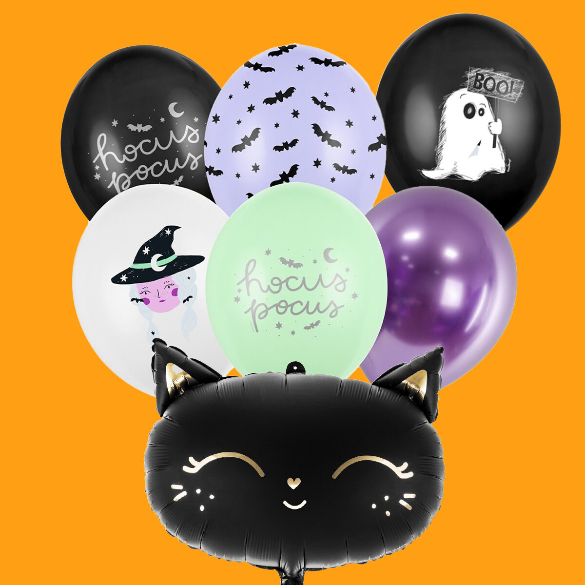 Globos y accesorios de Halloween